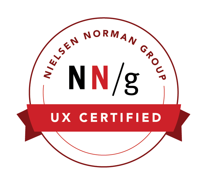 Nielsen Norman Group UX Certified badge